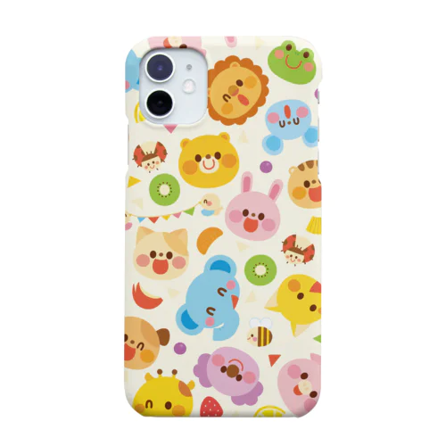 動物たちとフルーツ Smartphone Case