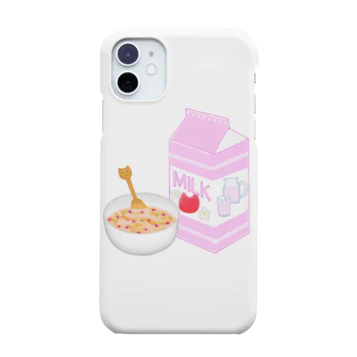 猫いちごミルク＆コーンフレーク Smartphone Case