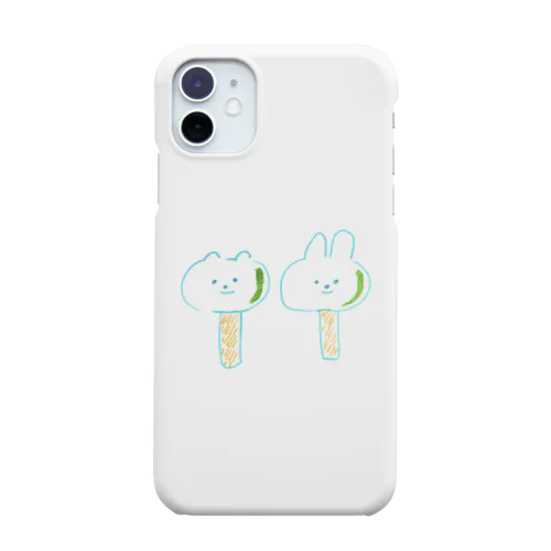 うさぎとくまの棒アイス Smartphone Case