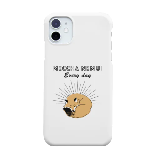 MECCHA NEMUI きつね Smartphone Case