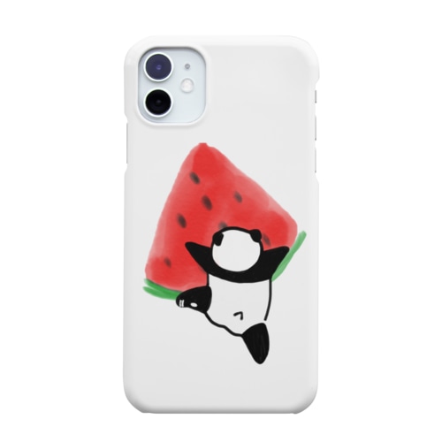 スイカによじのぼってくるパンダ🍉🐼 Smartphone Case