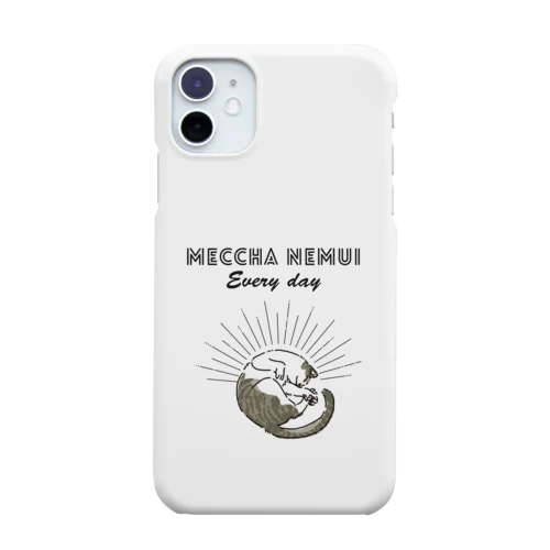 MECCHA NEMUI ねこ Smartphone Case