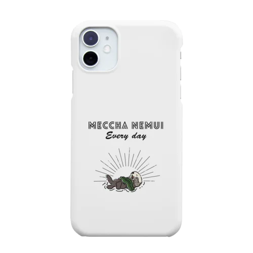 MECCHA NEMUI らっこ スマホケース