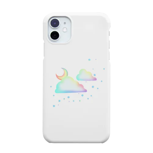 月と雲ふわふわ Smartphone Case