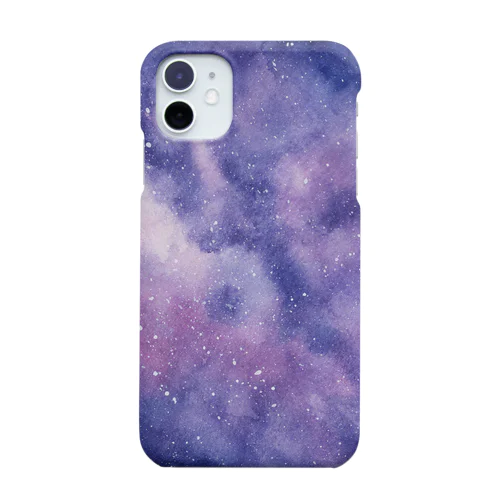 天の川　銀河系　水彩イラスト　スマホケース Smartphone Case