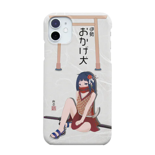 伊勢 おかげ犬 スマホケース Smartphone Case