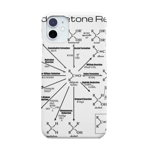 アルデヒド・ケトンの反応(有機化学) スマホケース