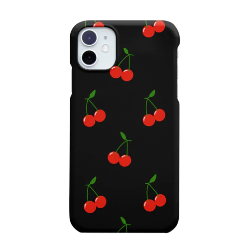 Cherry  Black Smartphone Case
