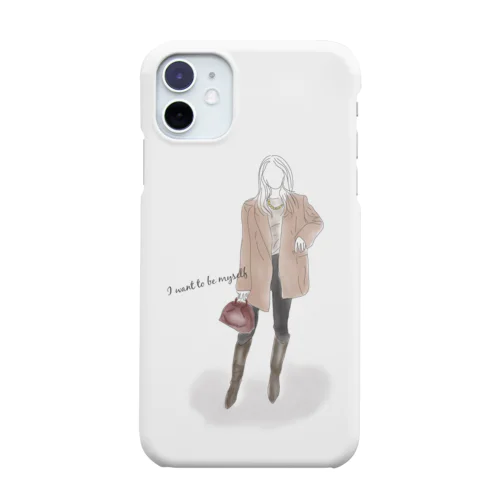 I want to be myself Smartphone Case