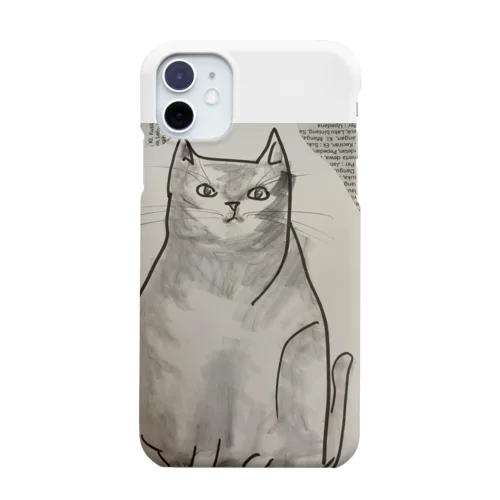 落ち着きのある猫 Smartphone Case