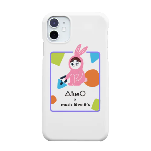 AiueO×ミューラビコラボ（ラビA） スマホケース