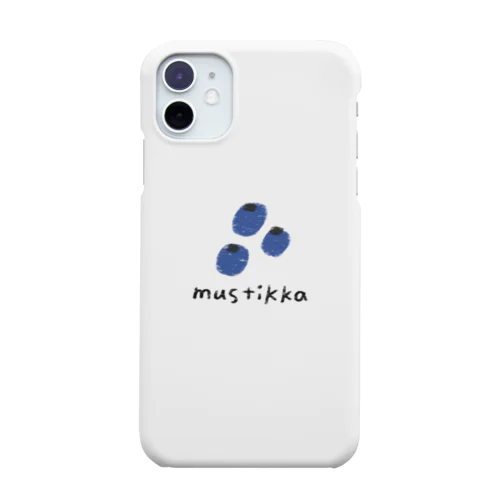 フィンランド語 ブルーベリー(mustikka) Smartphone Case