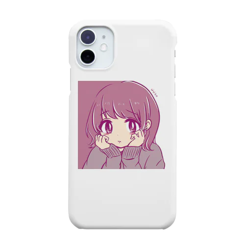 こっちを見てよ。女の子 Smartphone Case