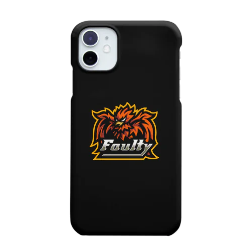 Faultyスマホケース黒 Smartphone Case