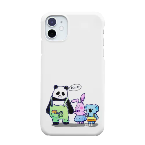 パンダうさぎコアラ（淡い色用） Smartphone Case