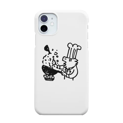 チャーハンを作るうるふくん Smartphone Case