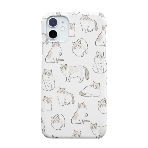 ねこがいっぱい(ラグドール) Smartphone Case