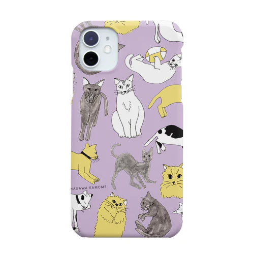 いろんな猫しぐさ♡ライラック Smartphone Case