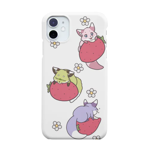 苺と春キツネ Smartphone Case