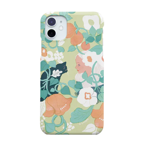 Girl and Cat Smartphone Case