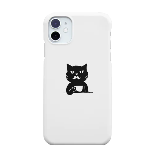 喫茶・髭猫ロゴ② Smartphone Case