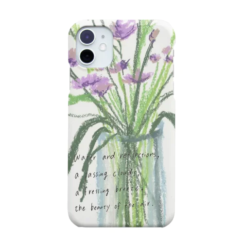 flower1 w/ letters Smartphone Case