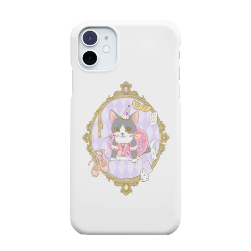 猫バレエ🐈ハレルキナーダ スマホケース