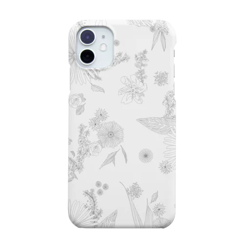 お嬢様の花柄シリーズ Smartphone Case