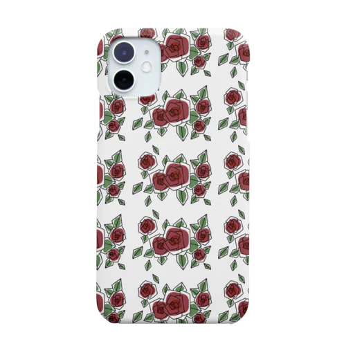 お嬢様の花柄シリーズ スマホケース