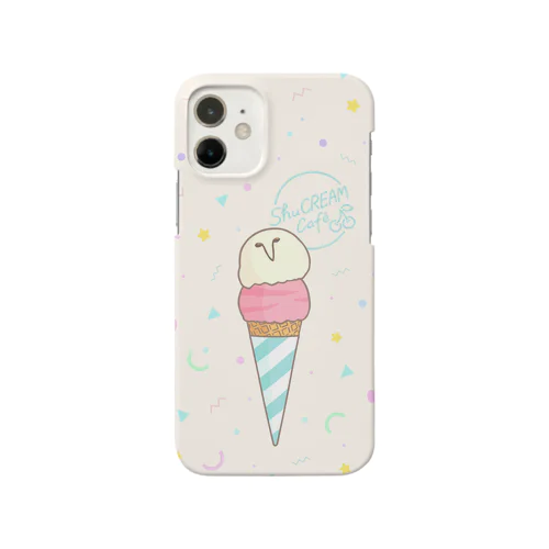 ShuCREAM Cafe ハッピーアイスクリーム iPhoneケース Smartphone Case