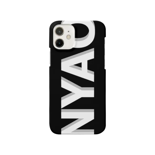 NYAO シンプルブラック Smartphone Case