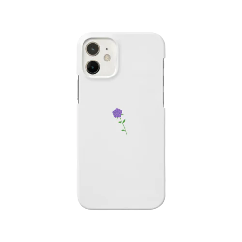 紫の薔薇 First encounter Smartphone Case