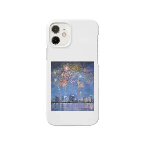 大阪の花火と夜景 Smartphone Case