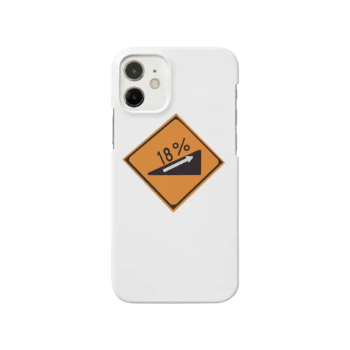 右肩上がり18％ Smartphone Case