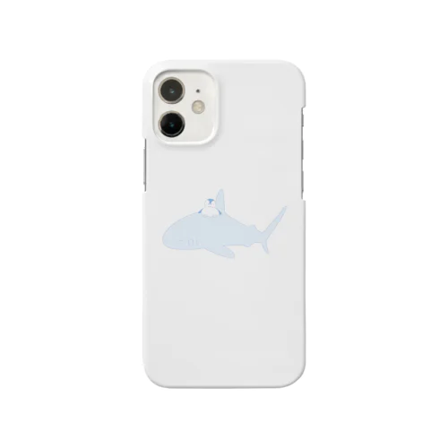おやすみサメさんとぺんぎん(ツートン) iPhone Smartphone Case
