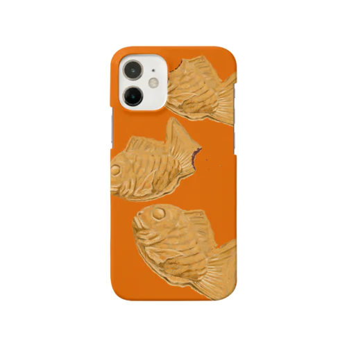 お父ちゃんたい焼き3匹オレンジ Smartphone Case