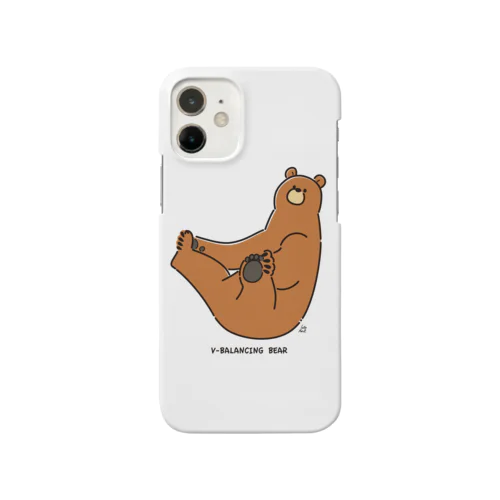 V字バランスするクマ(いろ) Smartphone Case