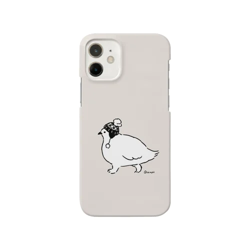 おさんぽ雷鳥さん_ライトグレー Smartphone Case