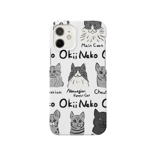 okii neko　文字多いバージョン スマホケース