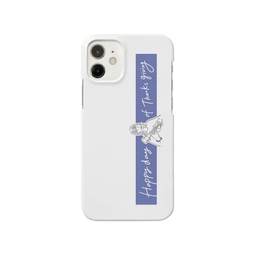 Happy day of thanksgiving 横長 Smartphone Case