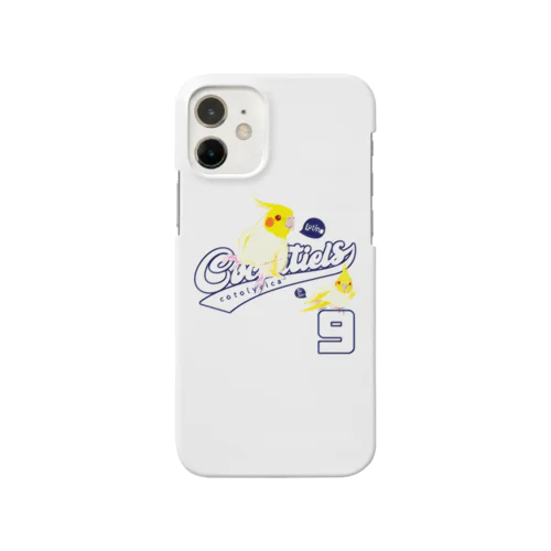 Cockatiels 9 ルチノー オカメインコ ルチノスケ カレッジ ロゴ 0535 スサー付 Smartphone Case