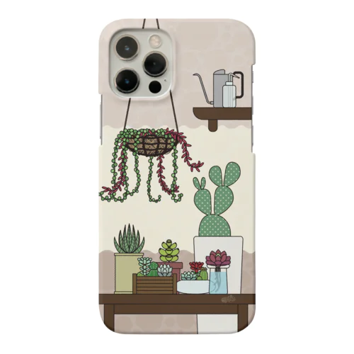 多肉植物のある風景 Smartphone Case