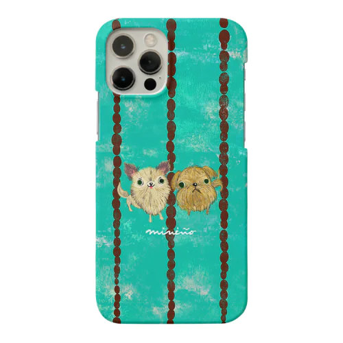 チワワ（A）とブリュッセル・グリフォン Smartphone Case