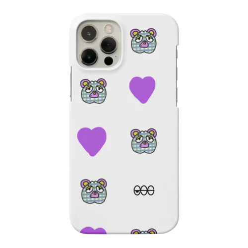 OSG 紫ハートのくま Smartphone Case