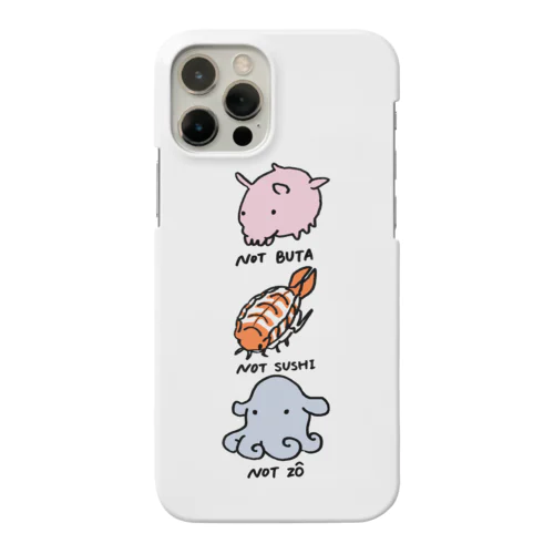 深海魚3点盛り iPhone Smartphone Case