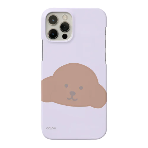 トイプードル.パープル.iPhoneケース Smartphone Case