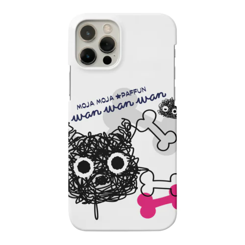 CT107 もじゃもじゃ★ぱっふん*wanwanwanA Smartphone Case