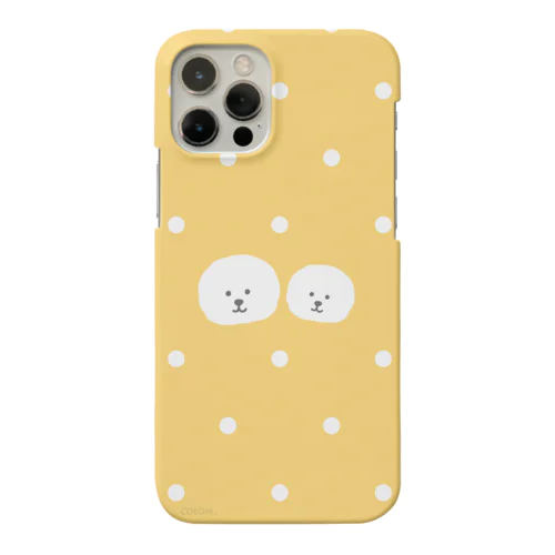 ビションフリーゼ.iPhoneケース.イエロー Smartphone Case