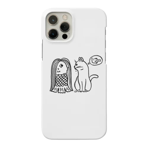 アマビエ様と白猫 Smartphone Case