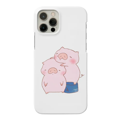 ぺったりぶた iPhone Smartphone Case